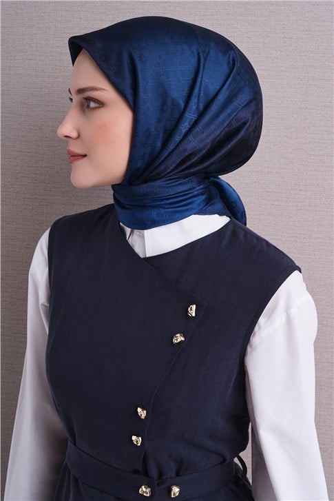 Armine Jakarlı İpek Eşarp 9647D 51