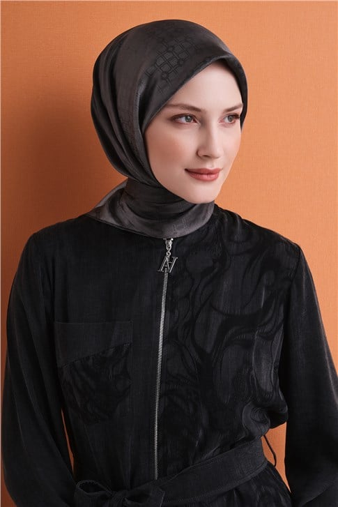 Armine Jakarlı İpek Eşarp 9647D 80