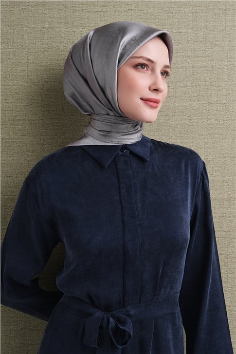 Armine Jakarlı İpek Eşarp 9647D 84