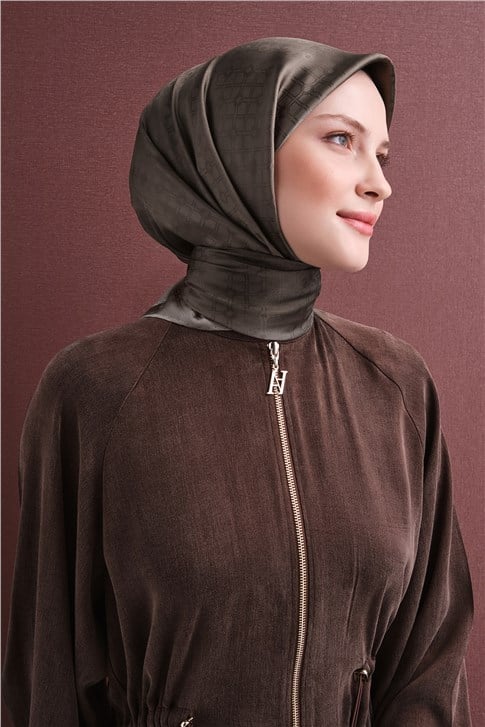 Armine Jakarlı İpek Eşarp 9647D 89