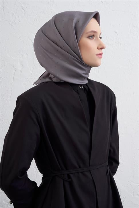 Armine Jakarlı İpek Eşarp Puantiyeli 21Ka8668 2 23