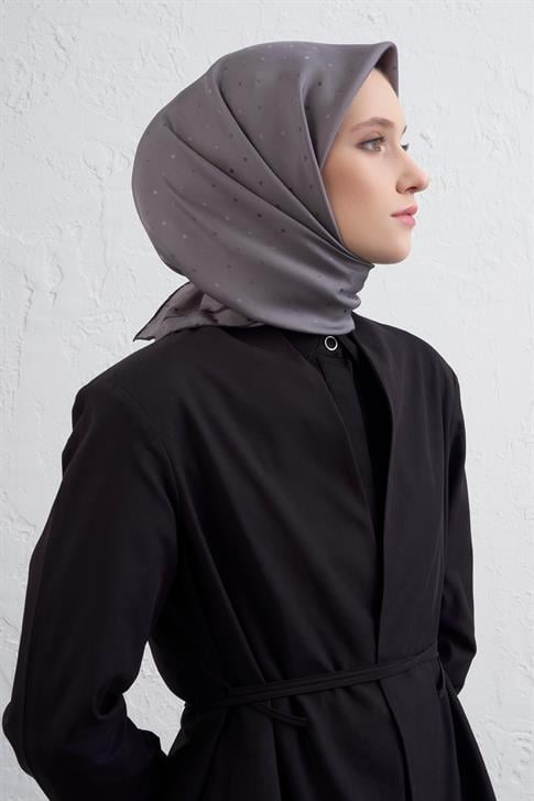 Armine Jakarlı İpek Eşarp Puantiyeli 21Ka8668 2 23
