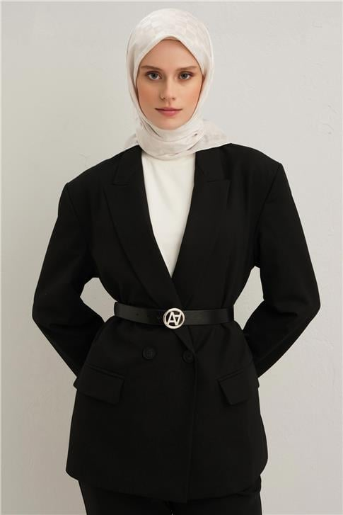 Armine Jakarlı İpek Pamuk Eşarp 2410063