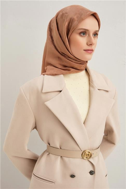 Armine Jakarlı İpek Pamuk Eşarp 2410694