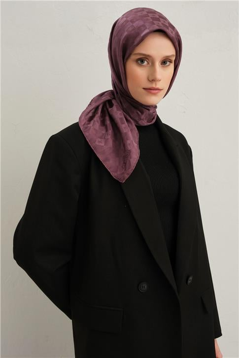Armine Jakarlı İpek Pamuk Eşarp 2410702