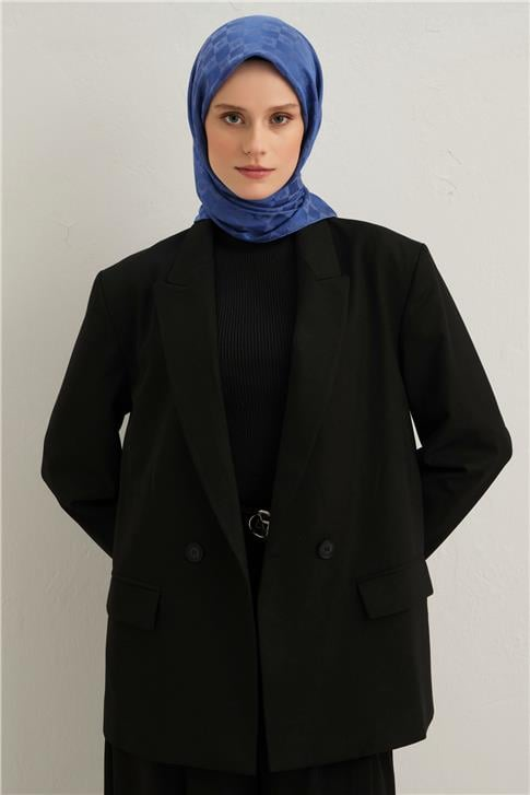 Armine Jakarlı İpek Pamuk Eşarp 2411112