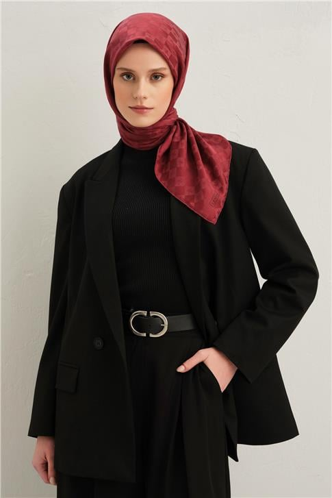 Armine Jakarlı İpek Pamuk Eşarp 2411174