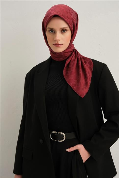 Armine Jakarlı İpek Pamuk Eşarp 2411174