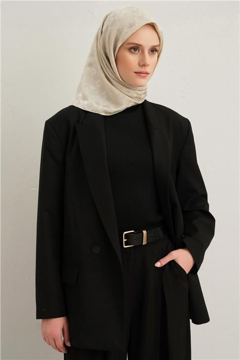 Armine Jakarlı İpek Pamuk Eşarp 249913