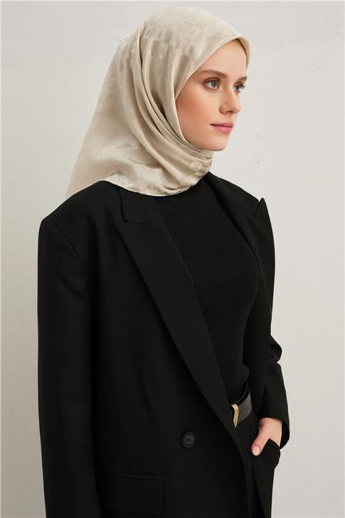 Armine Jakarlı İpek Pamuk Eşarp 249913