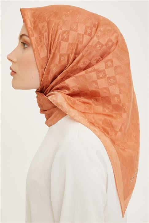 Armine Jakarlı İpek Pamuk Eşarp 91