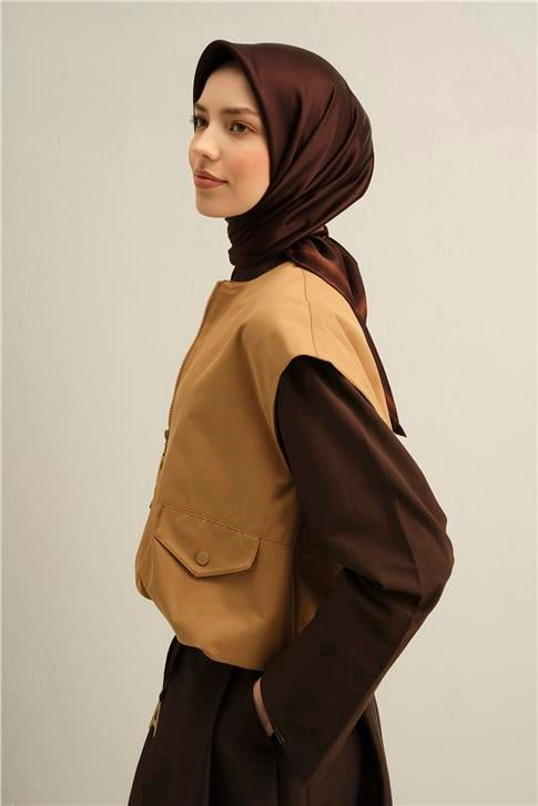 Armine Klasik Desenli Saf İpek Sura Eşarp 9356D 82