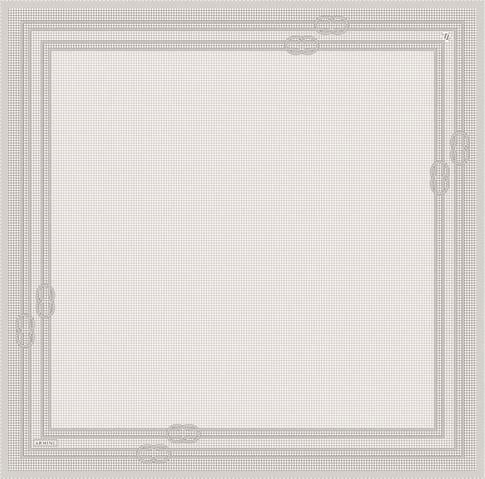 Armine Klasik Desenli Saf İpek Twill Eşarp 9404D 83