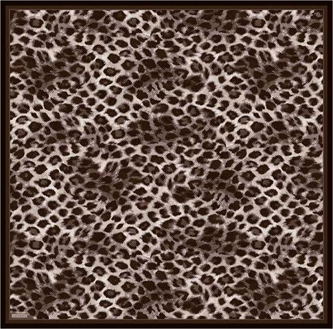 Armine Klasik Desenli Saf İpek Twill Eşarp 9425D 53