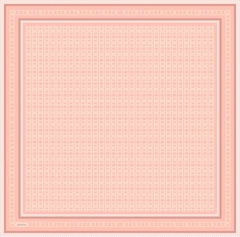 Armine Klasik Desenli Saf İpek Twill Eşarp 9301D 40