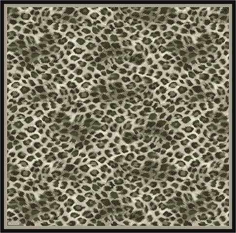 Armine Klasik Desenli Saf İpek Twill Eşarp 9425D 32