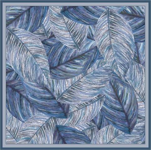 Armine Klasik Desenli Saf İpek Twill Eşarp 9430D 82