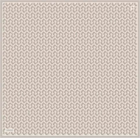 Armine Klasik Desenli Saf İpek Twill Eşarp 9321D 83