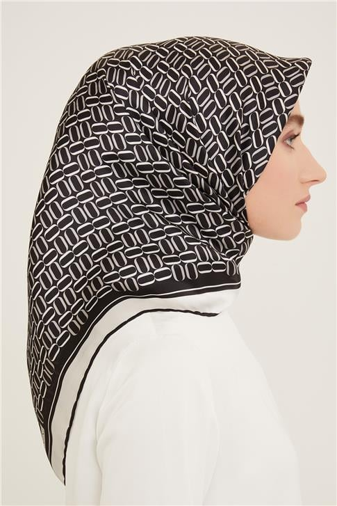 Armine Klasik Desenli Sura İpek Eşarp 24YA9149 50 89