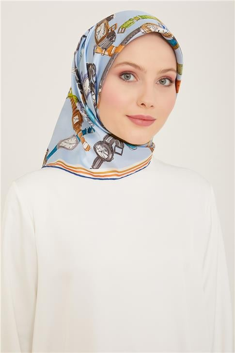 Armine Klasik Desenli Sura İpek Eşarp 24Ya9142 82 81