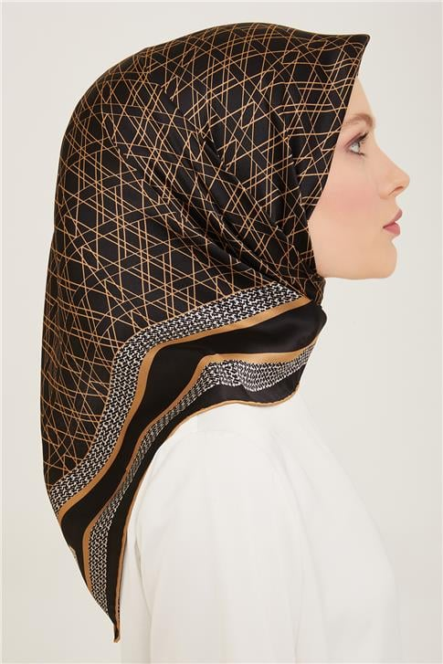 Armine Klasik Desenli Sura İpek Eşarp 24Ya9168 89 02