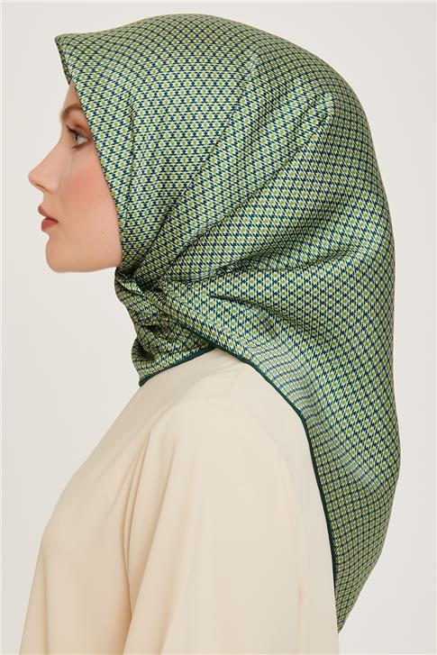 Armine Klasik Desenli Sura Saf İpek Eşarp 9210D 50