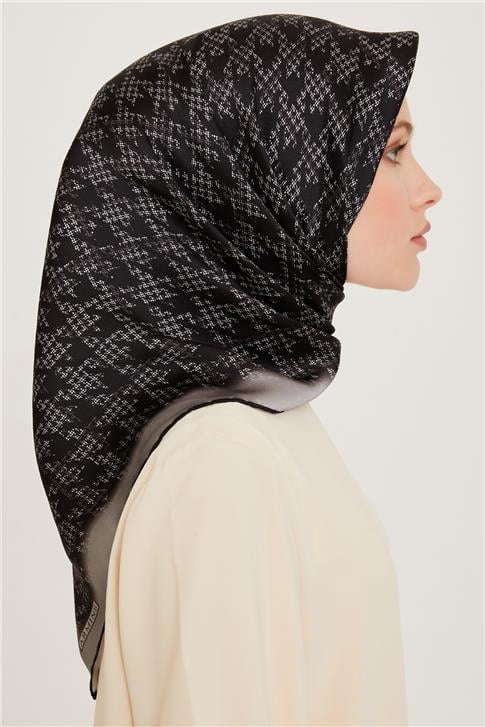 Armine Klasik Desenli Sura Saf İpek Eşarp 9239D 82