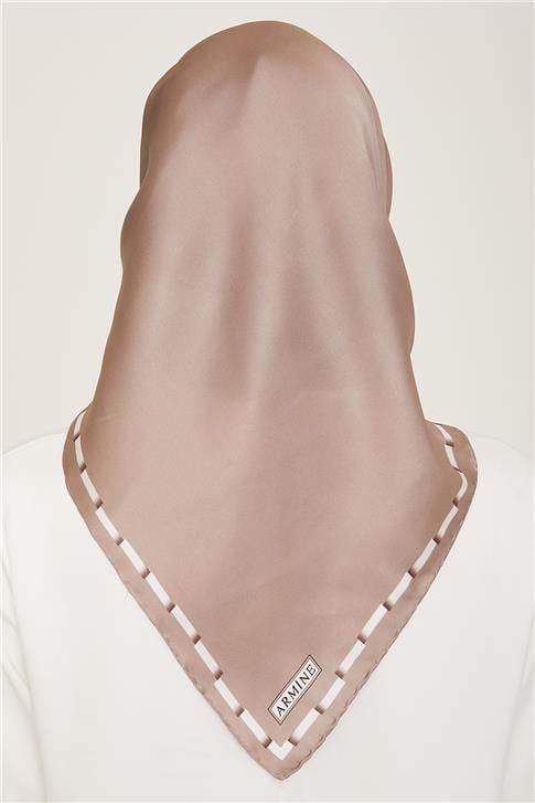 Armine Klasik Desenli Twill İpek Eşarp 24Ya9165 31 38