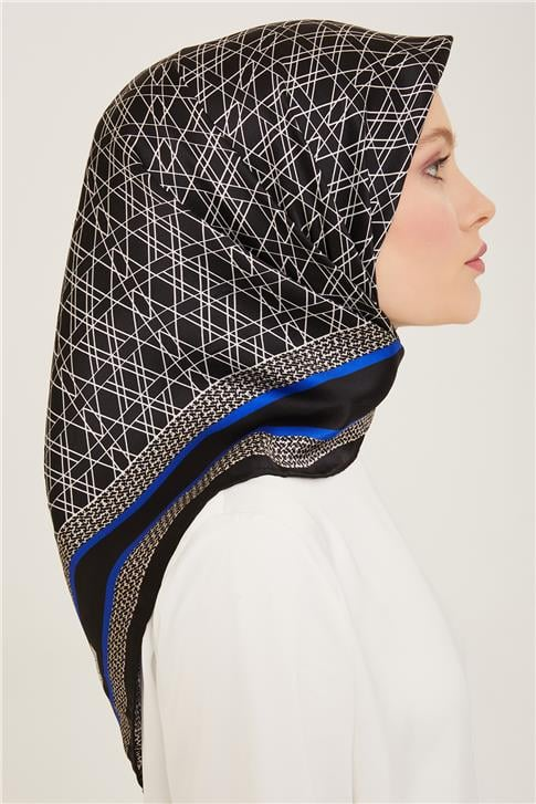 Armine Klasik Desenli Twill İpek Eşarp 24Ya9167 2 38