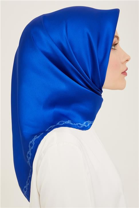 Armine Klasik Desenli Twill İpek Eşarp 24Ya9154 53 53