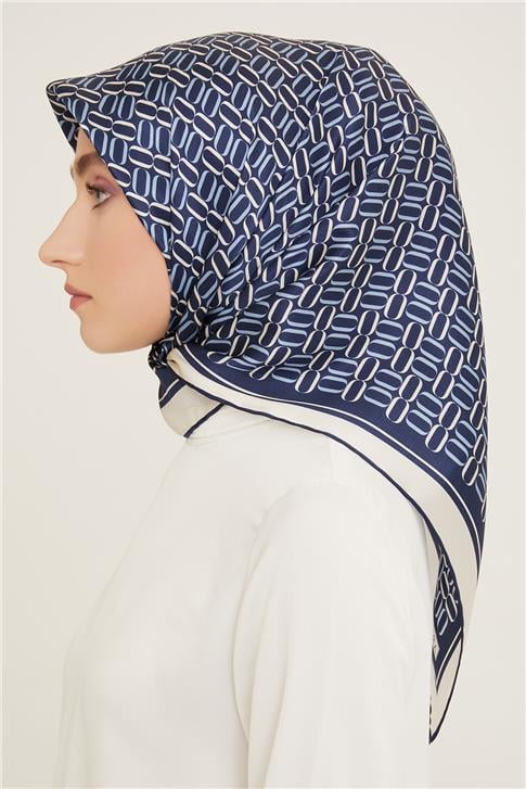 Armine Klasik Desenli Twill İpek Eşarp 24Ya9149 8 08