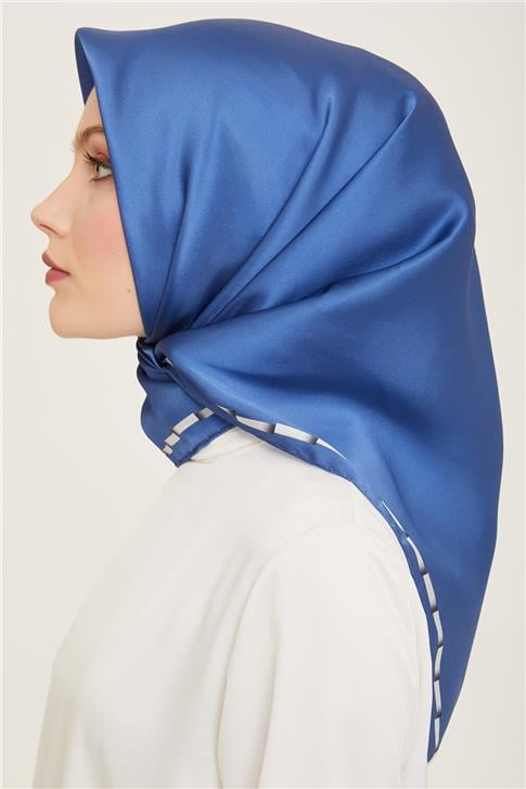 Armine Klasik Desenli Twill İpek Eşarp 24Ya9165 31 37