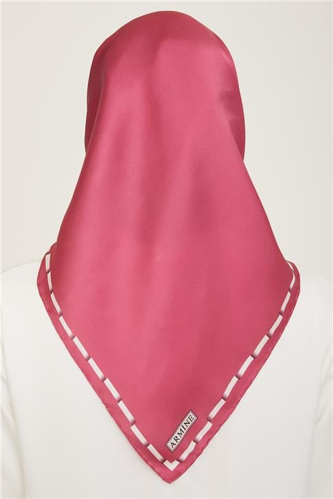 Armine Klasik Desenli Twill İpek Eşarp 24Ya9165 31 51