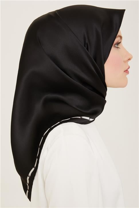 Armine Klasik Desenli Twill İpek Eşarp 24Ya9165 31 09