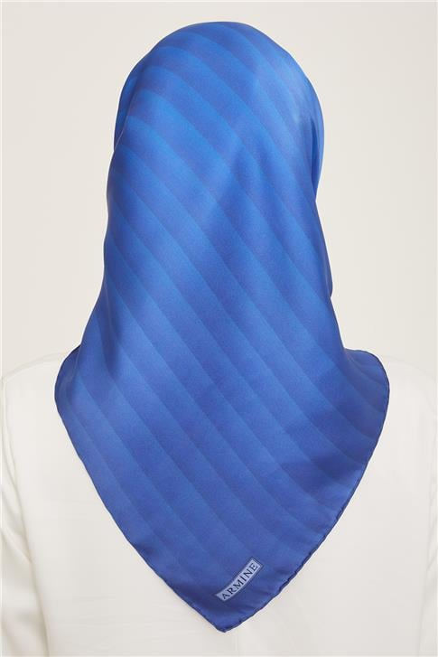 Armine Klasik Desenli Twill İpek Eşarp 24Ya9150 4 07