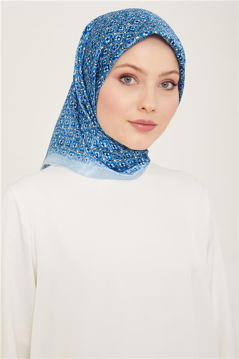 Armine Klasik Desenli Twill İpek Eşarp 24Ya9134 67 39