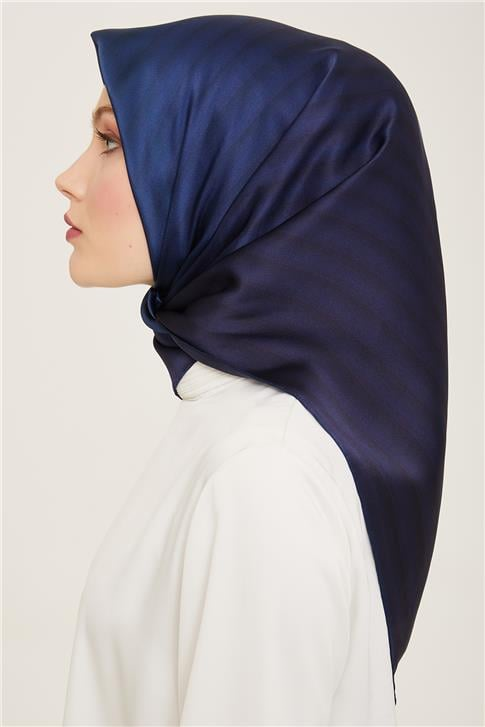 Armine Klasik Desenli Twill İpek Eşarp 24Ya9150 4 93