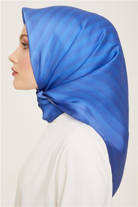 Armine Klasik Desenli Twill İpek Eşarp 24Ya9150 4 07
