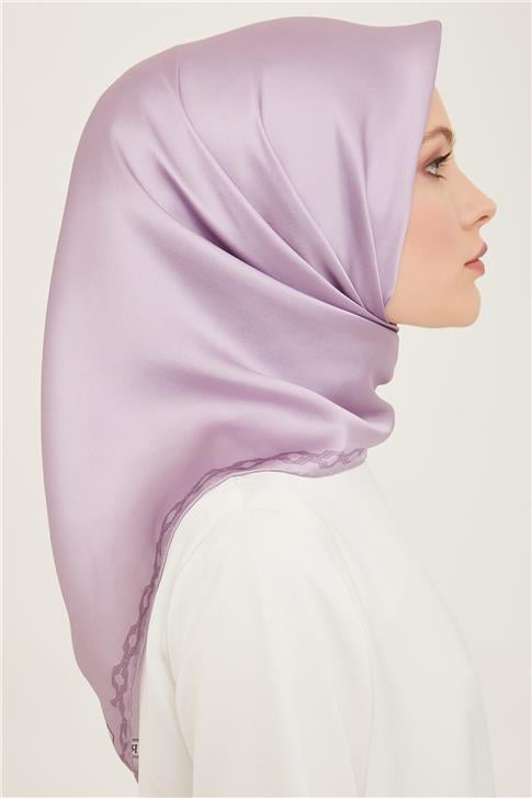 Armine Klasik Desenli Twill İpek Eşarp 24Ya9154 53 35