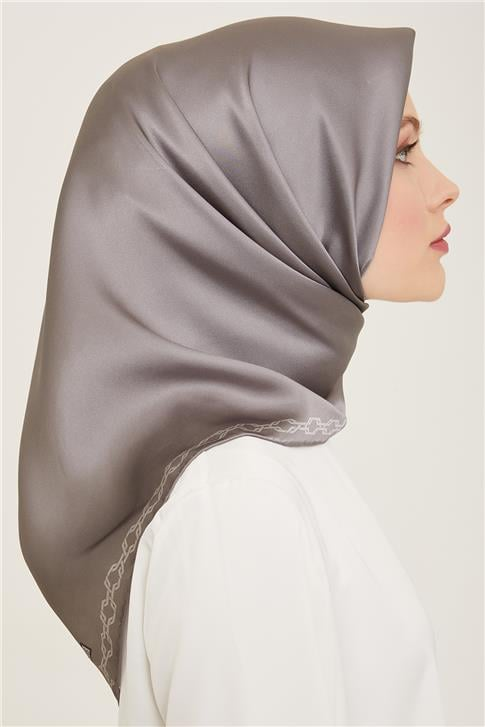 Armine Klasik Desenli Twill İpek Eşarp 24Ya9154 53 54