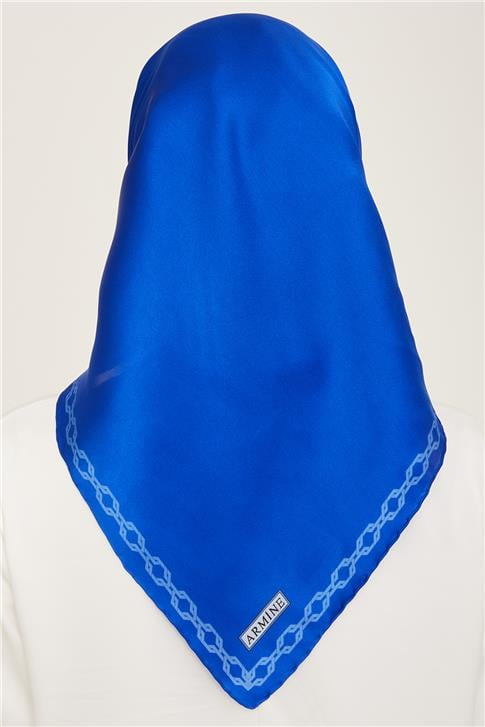 Armine Klasik Desenli Twill İpek Eşarp 24Ya9154 53 53