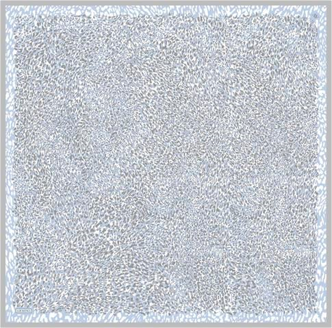 Armine Leopar Desenli Saf İpek Twill Eşarp 9352D 04