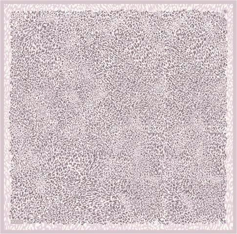 Armine Leopar Desenli Saf İpek Twill Eşarp 9352D 82