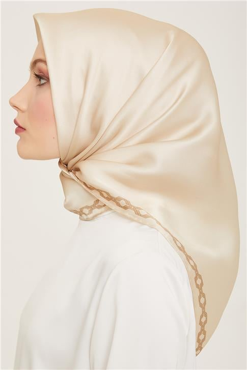 Armine Leopar Desenli Sura İpek Eşarp 24Ya9155 31