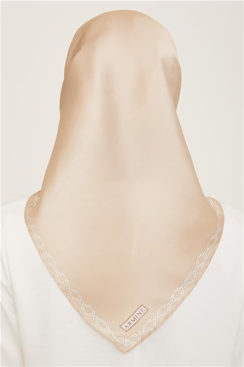 Armine Leopar Desenli Sura İpek Eşarp 24Ya9155 02