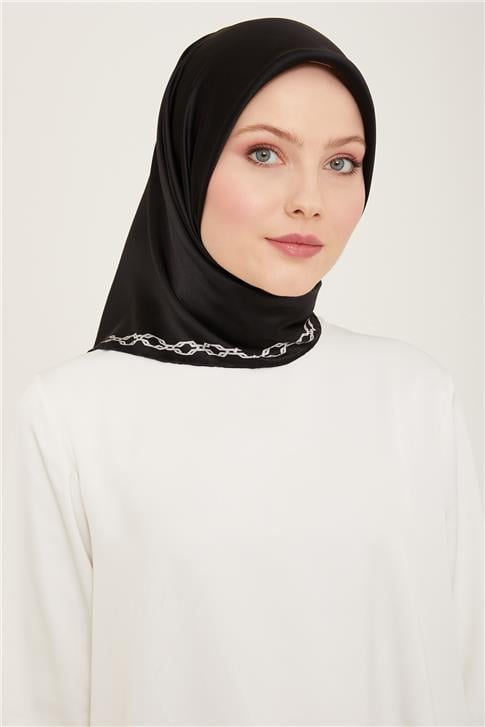 Armine Leopar Desenli Sura İpek Eşarp 24Ya9155 01