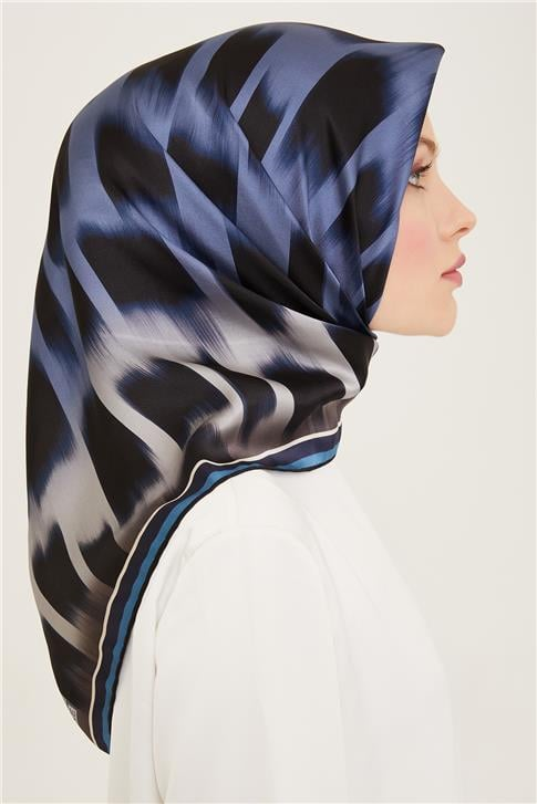 Armine Leopar Desenli Twill İpek Eşarp 24Ya9155 51