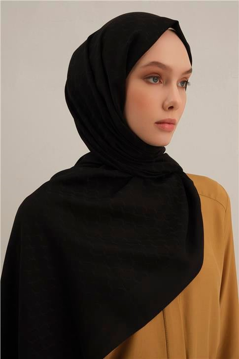 Armine Link Desen Bambu Cotton Şal 01