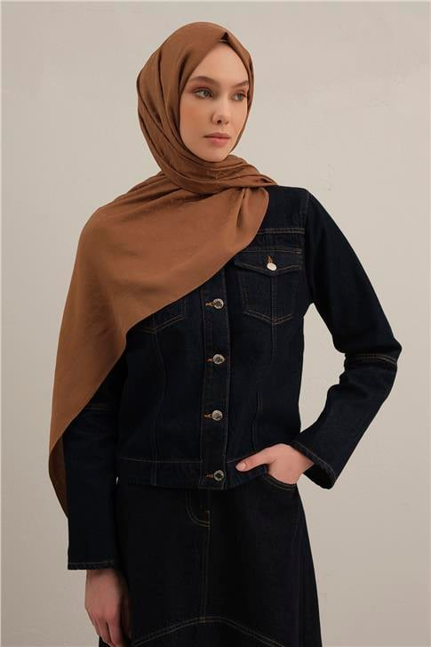 Armine Link Desen Bambu Cotton Şal 11