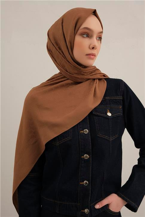 Armine Link Desen Bambu Cotton Şal 11